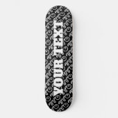 Aangepast skateboard bureau met acht kogelpatronen (Voorkant)