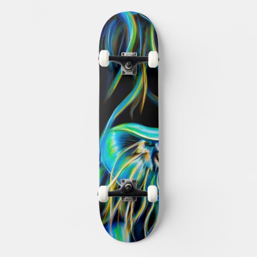 Aangepast skateboard "Jelly Fish" (Voorkant)