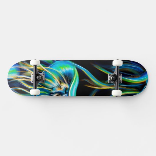 Aangepast skateboard "Jelly Fish" (Horizontaal)