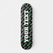 Aangepast skateboard met Lucky clover (Voorkant)