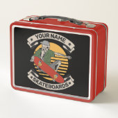 Aangepast skateboard nose Grab Skeleton Skater (Achterkant)