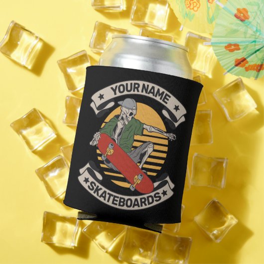 Aangepast skateboard nose Grab Skeleton Skater Blikjeskoeler (Insitu Zomer)