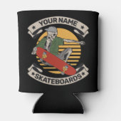 Aangepast skateboard nose Grab Skeleton Skater Blikjeskoeler (Achterkant)