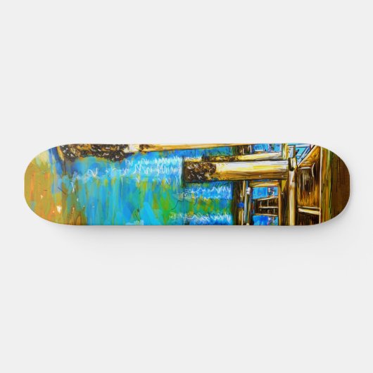 aangepast skateboard " onder de bordwandeling (Horizontaal)