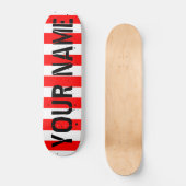 Aangepast skateboard: Personaliseren met Jouw naam Persoonlijk Skateboard (Voorkant)