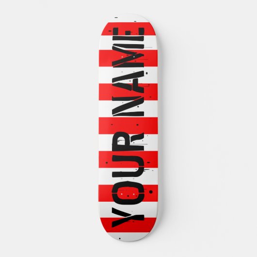 Aangepast skateboard: Personaliseren met Jouw naam Persoonlijk Skateboard (Voorkant)