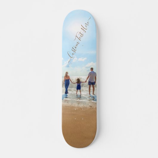 Aangepast skateboard voor foto en tekst Uw eigen o (Voorkant)