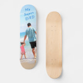 Aangepast skateboard voor fototekst - Uw Super DAD (Voorkant)