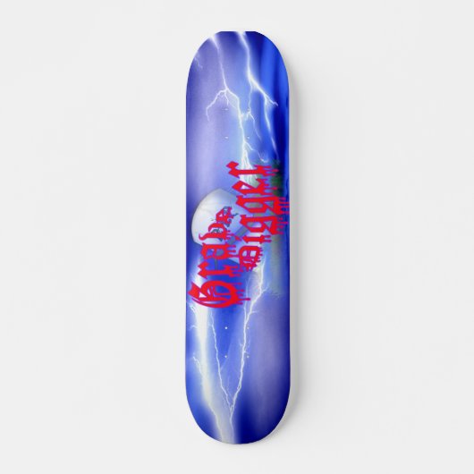 Aangepast skateboard voor gravediënt (Voorkant)