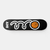 Aangepast skateboard voor monogram basketbal (Horizontaal)