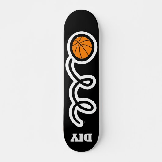 Aangepast skateboard voor monogram basketbal (Voorkant)