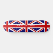 aangepast skateboarddek van de vlag van British Un Persoonlijk Skateboard (Horizontaal)