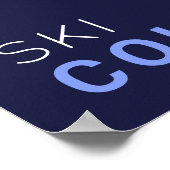 Aangepast Ski-poster voor locatie Poster (Hoek)