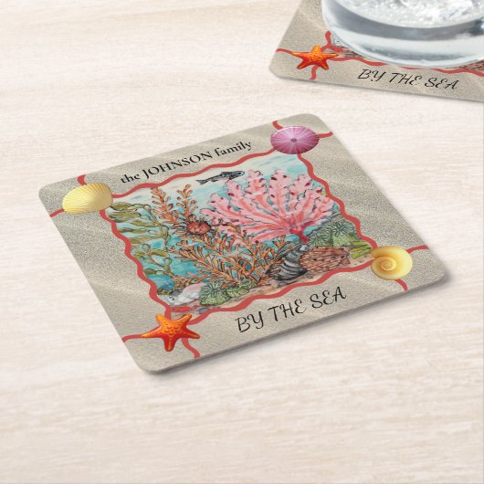 Aangepast sleepvaartuig voor kustvisserij kartonnen onderzetters (Schuin)