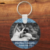 Aangepast Sleutelhanger foto Rustic Tin Panel Ceil (Voorkant)