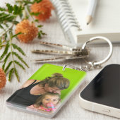 Aangepast Sleutelhanger met je favoriete foto (Voorkant Rechts)