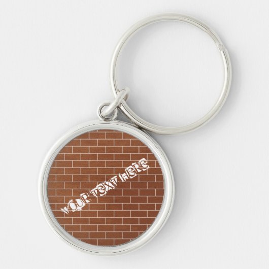 Aangepast Sleutelhanger tekst Cadeaubon Modern Bri (Voorkant)