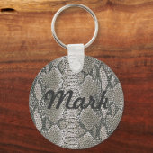 Aangepast Sleutelhanger van de Silver-slang (Voorkant)