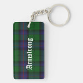 Aangepast Sleutelhanger voor Clan Armstrong Tartan (achterkant)