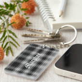Aangepast Sleutelhanger voor Clan Macphee Tartan (Voorkant Rechts)