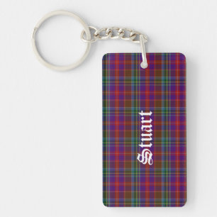 Aangepast Sleutelhanger voor Clan Stuart Tartan