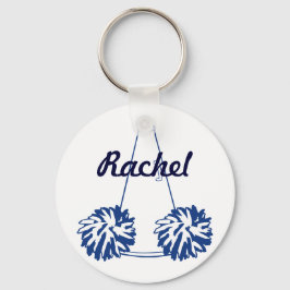 Aangepast Sleutelhanger voor de marineblauw