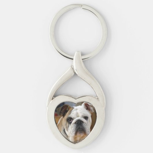 Aangepast Sleutelhanger voor Dog Photo (Voorkant)