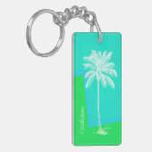 Aangepast Sleutelhanger voor kleurrijke palmstruct (Voorkant Links)