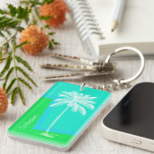 Aangepast Sleutelhanger voor kleurrijke palmstruct (Voorkant Rechts)