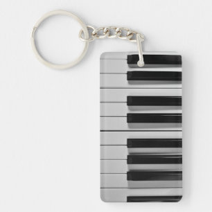 Aangepast Sleutelhanger voor pianolettoetsenbord