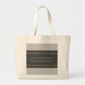 Aangepast SLP-tas (spraaktaalpatholoog) Grote Tote Bag (Voorkant)