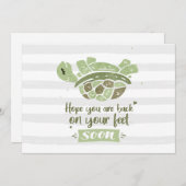 Aangepast, snel weer goed, hoop dat je weer aan de (Voorkant / Achterkant)