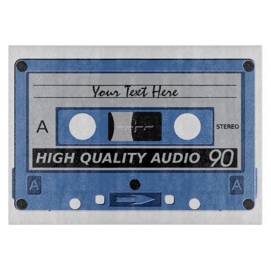 Aangepast snijbord voor Cassettebandje Snijplank (Voorkant)