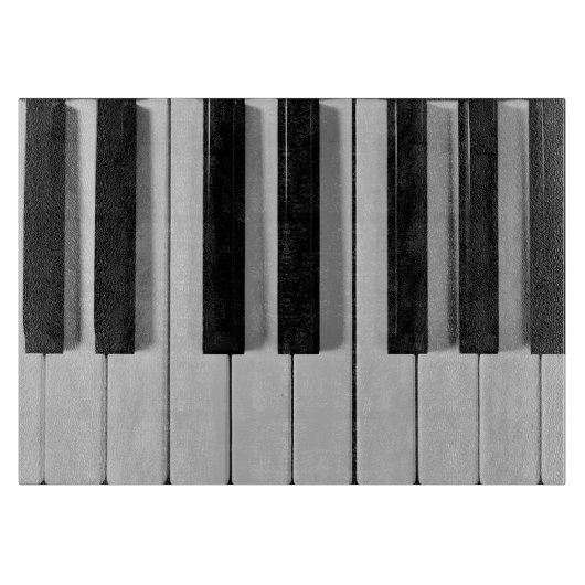 Aangepast snijdbord voor piano-toetsenbord snijplank (Voorkant)