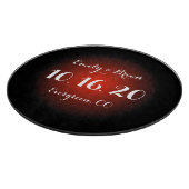 Aangepast snijdbord voor rode zwarte tassen snijplank (Hoek)