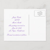 Aangepast snijdlint voor hartelaag opslaanHet Brie Aankondigingskaart (Achterkant)