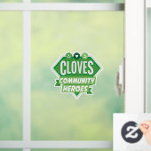 Aangepast snijdvenster Knippen Raamsticker (Huis)