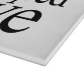 Aangepast snijvlak glas snijplank (Hoek)