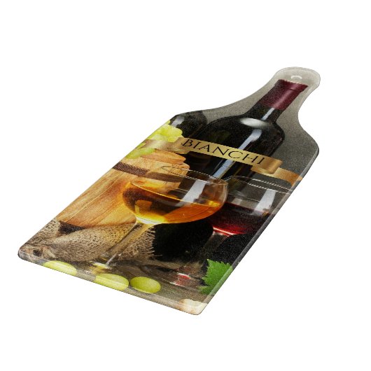 Aangepast snijvlak voor wijnflessen snijplank (Hoek)