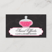 Aangepast Snoep en dessert Buffet Visitekaartje (Voorkant)