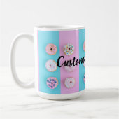 Aangepast Snoep voor tekst/donkernoot met kleurrij Koffiemok (Links)