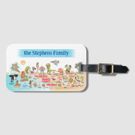 Aangepast SoCal Bagagelabel