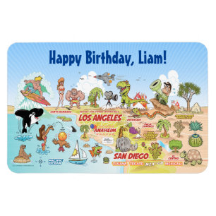 Aangepast SoCal Paradise Magneet