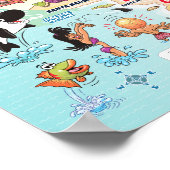 Aangepast SoCal-Poster Poster (Hoek)