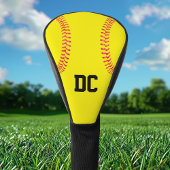 Aangepast softball-nummer of letters golfheadcover