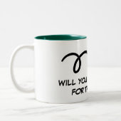 Aangepast softball-voorstel of cadeau voor mok op (Links)