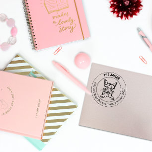 Aangepast Somalisch Cat Retouradres Rubberstempel