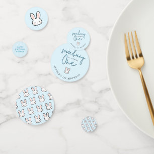Aangepast Some Bunny wordt Eén 1e Verjaardag Confetti
