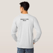 Aangepast Sorry dat ik Introvert Cat Heren- T-shirt (Achterkant volledig)