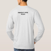 Aangepast Sorry dat ik Introvert Cat Heren- T-shirt (Achterkant)